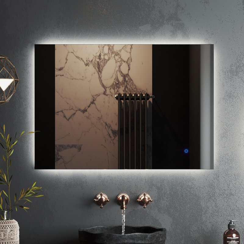 Зеркало Roxen Pure long 510175-100 100x70 c LED подсветкой